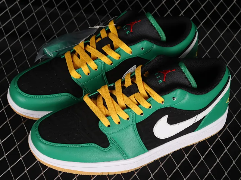 All categories Air Jordan Jordan series basketball shoes Air Jordan 1 Low Air Jordan 1 Low AJ1 Joe 1 black pattern green low-top basketball shoes DQ8422-300